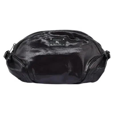 Pre-owned Burberry Blue Label Purple Patent Leather Shoulder Bag ()