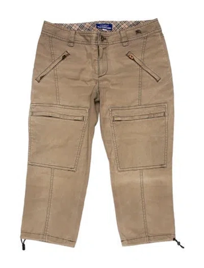 Pre-owned Burberry Blue Label Straight Leg Pants In Neutral