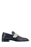 Burberry Equestrian Knight Shield Loafers In Lake