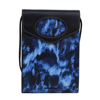 Pre-owned Burberry Blue Leather Shoulder Bag ()
