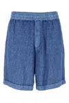 Burberry Linen Shorts With Drawstrings