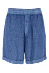 Burberry Linen Shorts With Drawstrings