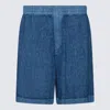 Burberry Linen Shorts With Drawstrings