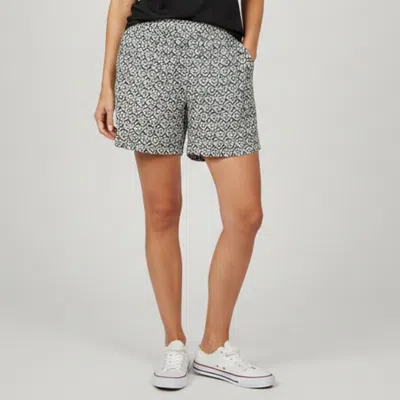 Pre-owned Burberry Blue Monogram Print Silk Shorts S