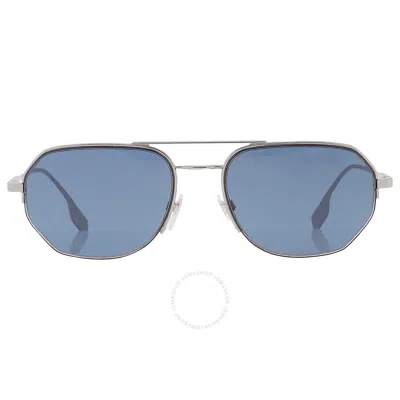 Burberry Blue Navigator Men's Sunglasses Be3140 100380 57