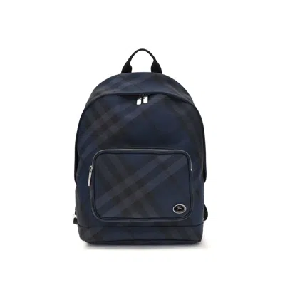 Burberry Blue Polyamide Backpack