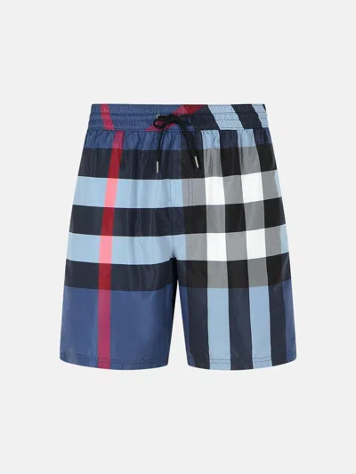 Burberry Blue Polyester Swimsuit