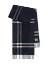 Burberry Giant Check Cashmere Scarf Accessories In Black