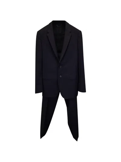 Pre-owned Burberry Blue Suit