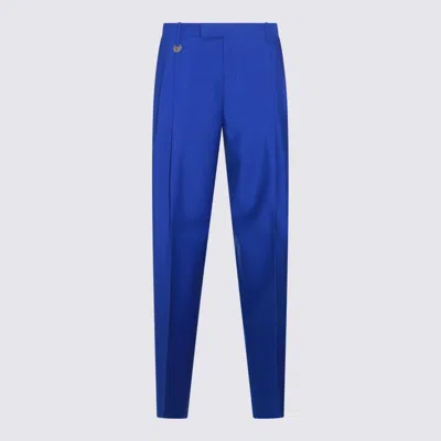 Burberry Trousers In Blue