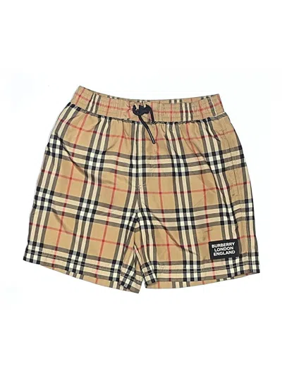 Pre-owned Burberry Kids' Board Shorts In Gold