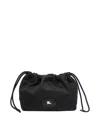 Burberry Horseshoe Reversible Pochette With Coulisse