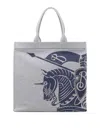 Burberry Canvas Tote Bag In Grey
