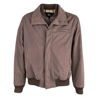 Pre-owned Burberry Bomber Jacket - '00s In Gray