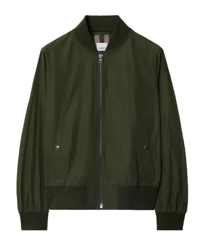 Burberry Bomber Jacket In Black