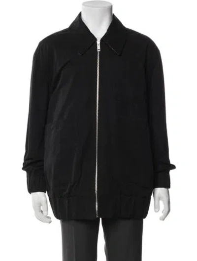 Pre-owned Burberry Bomber Jacket In Black