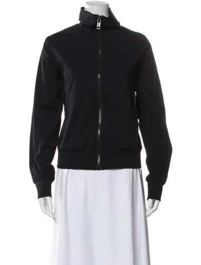 Pre-owned Burberry Bomber Jacket In Black