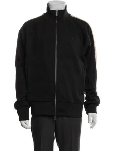 Pre-owned Burberry Bomber Jacket In Black