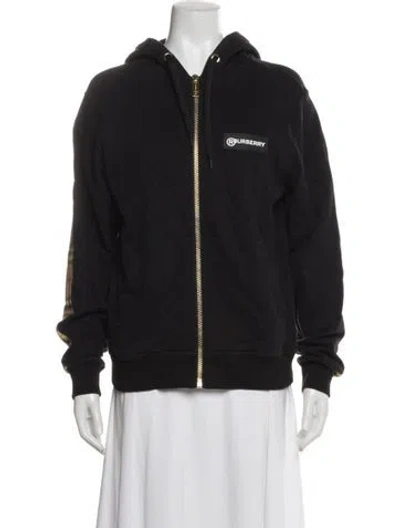 Pre-owned Burberry Bomber Jacket In Gray
