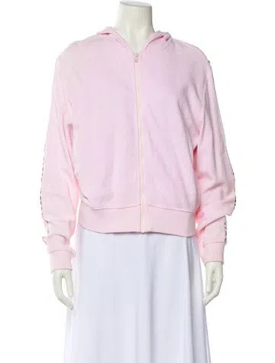 Pre-owned Burberry Bomber Jacket In Pink