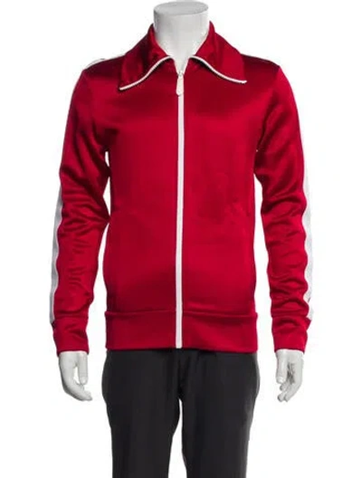 Pre-owned Burberry Bomber Jacket In Red