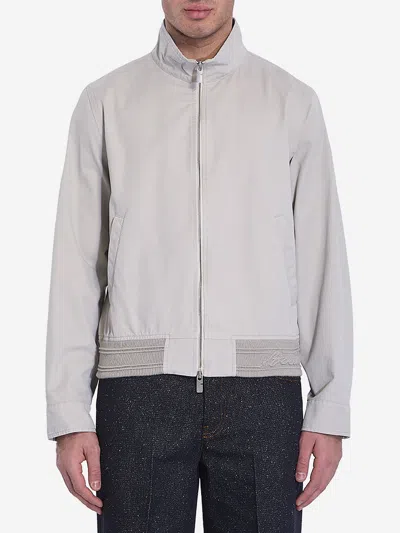 BURBERRY BOMBER JACKET WITH LOGO