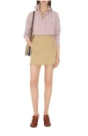 Burberry Bonded Gabardine Trench Mini Skirt