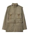 Burberry Prince Of Wales Check Jacket In Loch/bliss