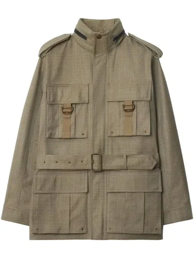 BURBERRY BONDED WOOL JACKET