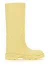 Burberry 33mm Lf Marsh Rubber Rainboots In Yellow