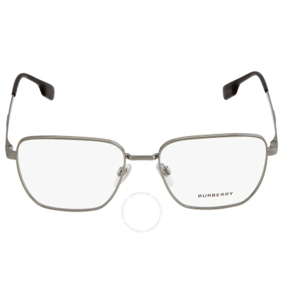 Burberry Booth Demo Square Men's Eyeglasses Be1368 1144 54 In Metallic