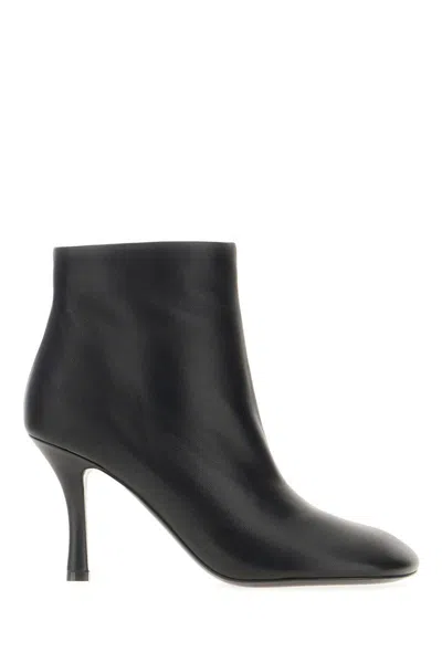 Burberry Women's Leather Baby Boot In Black