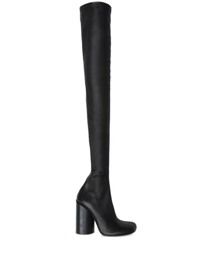 Burberry Over-the-knee 110mm Heel Boots In Black
