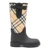 Burberry Rubber Rain Boots In Black