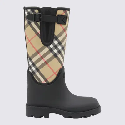 BURBERRY BOOTS BLACKS AND GREYS
