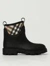 Burberry Women Marsh Stamp Rubber Ankle Boots In Multi