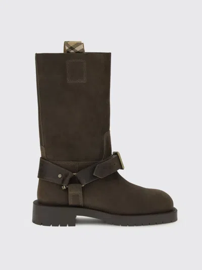 BURBERRY BOOTS BURBERRY WOMAN COLOR GREEN,H23090012