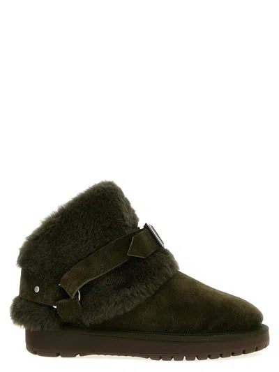 Burberry Green Chubby Boots In Loch