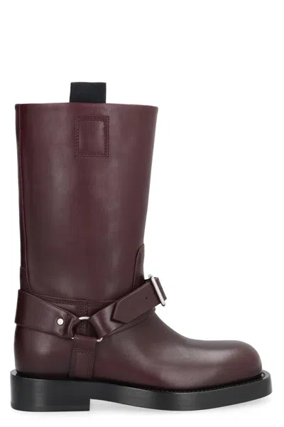 Burberry Boots In Red