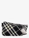 Burberry Borsa Messenger In Misto Cotone Con Motivo  Check In Jacquard