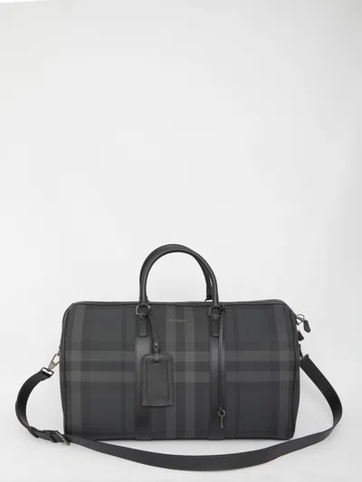 Burberry Boston Duffle Bag In Charcoal