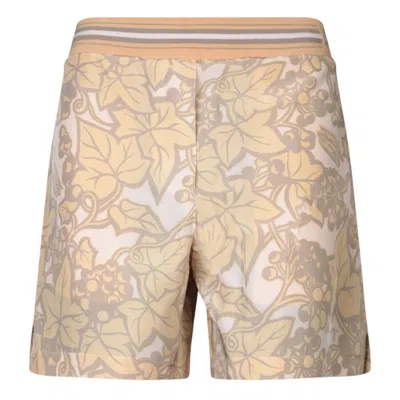 BURBERRY BURBERRY BOTANICAL-PRINT SILK SHORTS