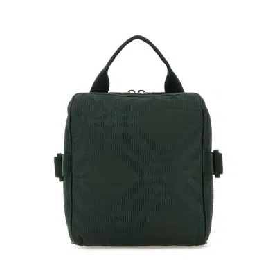 Burberry Bottle Green Fabric Crossbody Bag Vine Borse A Tracolla