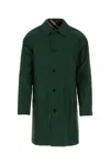 Burberry Reversible Gabardine Overcoat Long Sleeves In Multi
