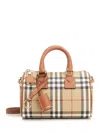 Burberry Beige Cotton Blend Top Box Women In Briar Brown