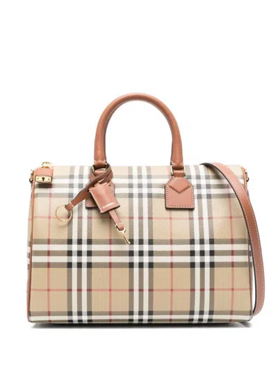 Burberry Bowling Check Medium Bags