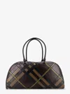 Burberry Men Bowling Highlands Extra Large Leather Bag In Brown