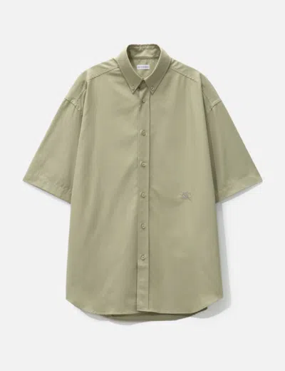Burberry Bowling Shirt In Beige