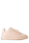 Burberry Embroidered Fabric Box Sneakers For Women In Rosa