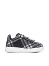 BURBERRY BURBERRY BOX SNEAKER WITH CHECK WORKMANSHIP